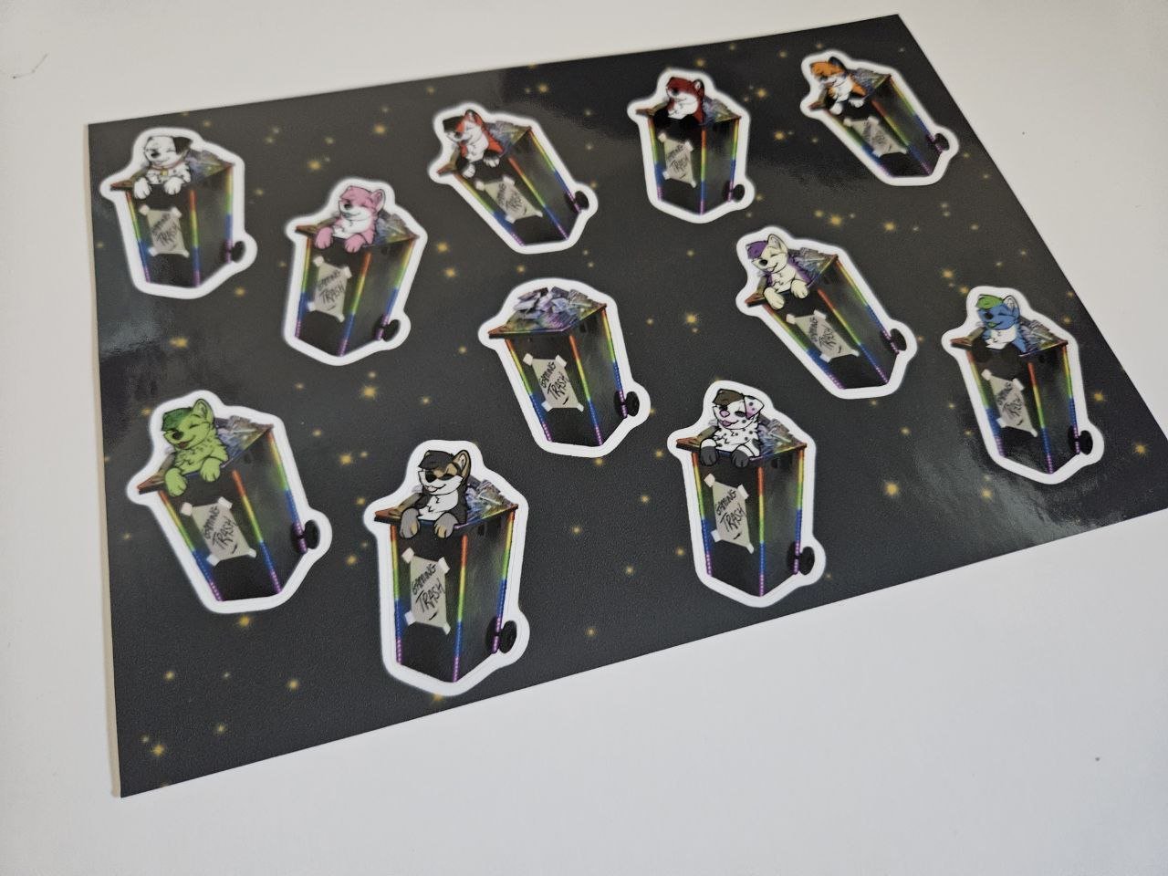 Gaming Trash Sticker Sheet - Zeris Creations